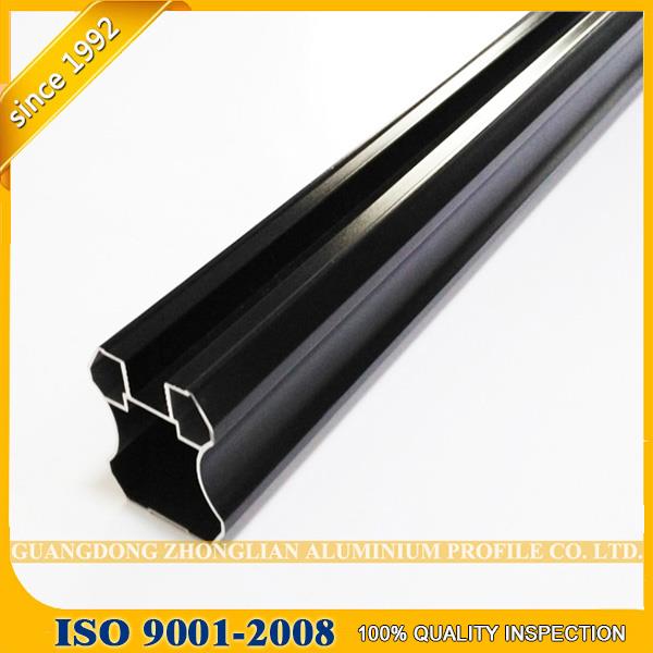 cabinet aluminum profile polish black 7002.jpg