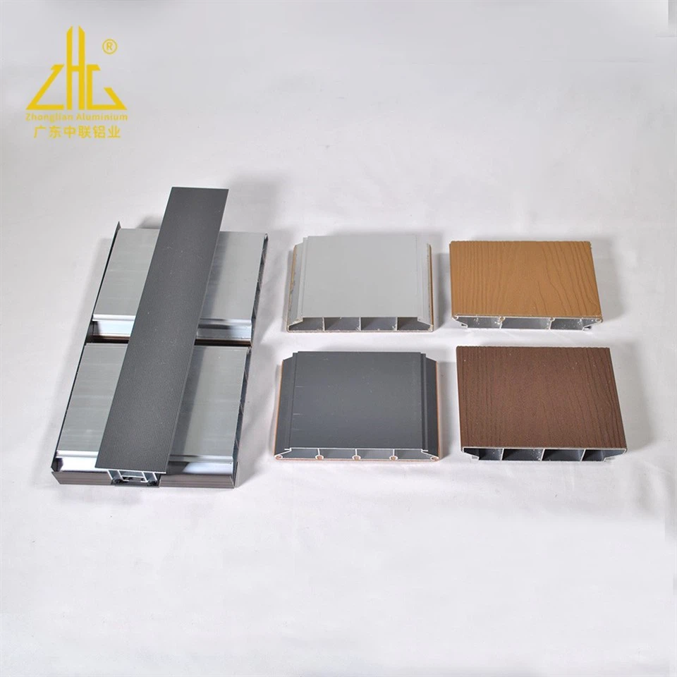 TPE Wood Texture Aluminum Decking