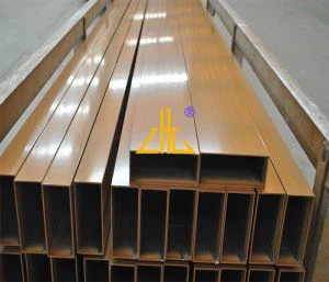 الألومنيوم المبثوق الخشب الحبوب أنبوب الشخصي