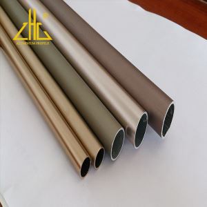 مواد البناء الألومنيوم قضيب الستارة