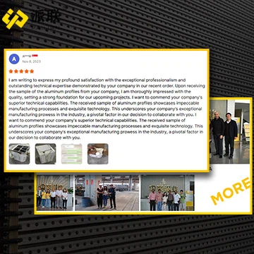 ردود الفعل الإيجابية تزخر بالهذيان حول مقاطع الألمنيوم لألومنيوم Zhonglian