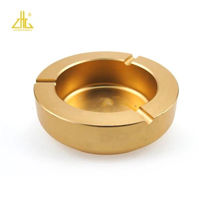 منفضة سجائر من الألومنيوم بأكسيد الذهب